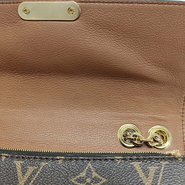 MARCEAU Monogram Coated Canvas Brown