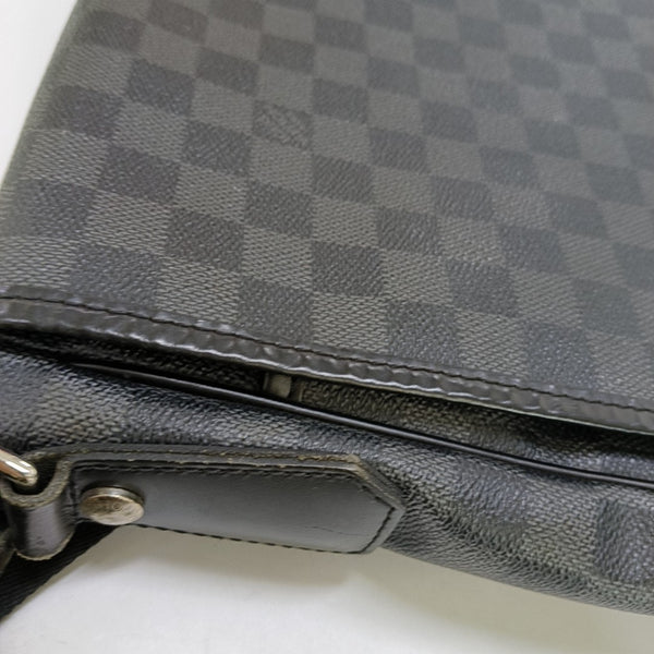 DANIEL Damier Graphite Coated Canvas Gray
