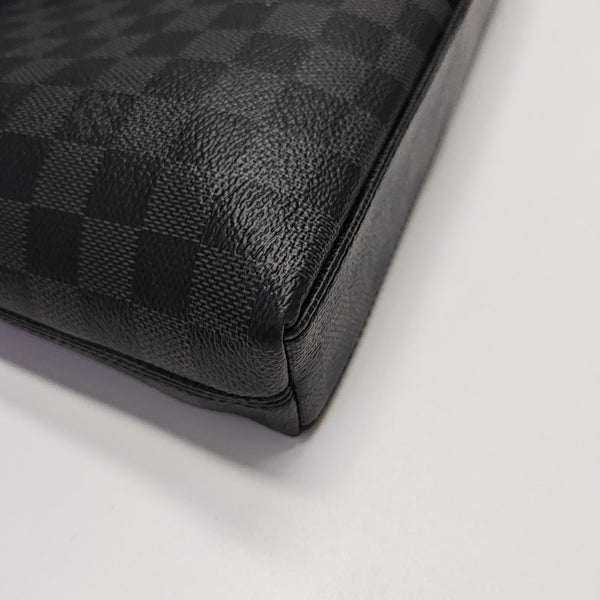 PORTE-DOCUMENTS Damier Graphite Coated Canvas Gray