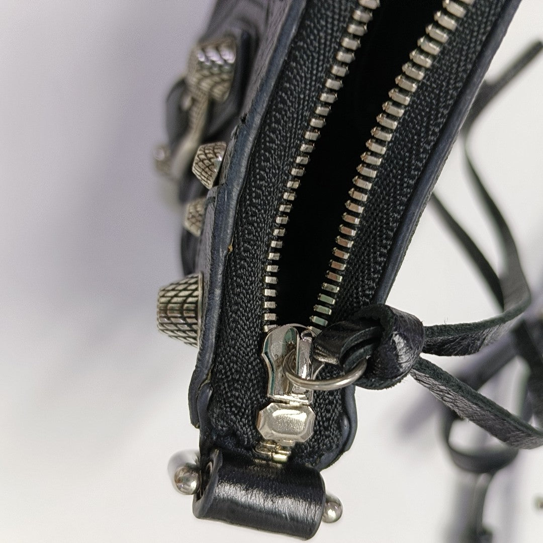 Le Cagole Mini Lambskin Black