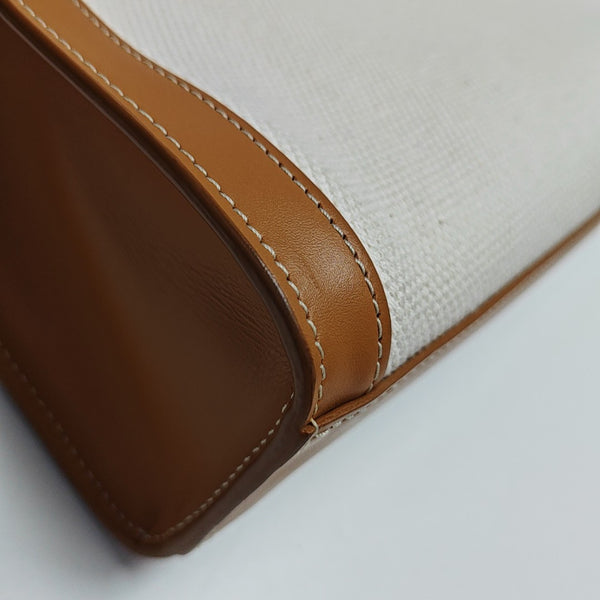 Authenticated pre-owned  CABAS CELINE Small Canvas White - Shoulder Bag at Looply