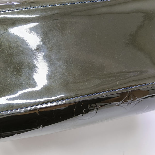 MELROSE AVENUE Monogram Patent Leather Green