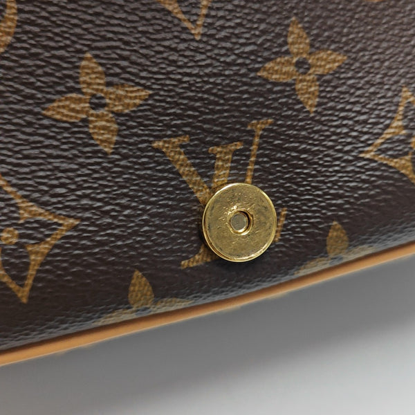DIANE Monogram Coated Canvas Brown