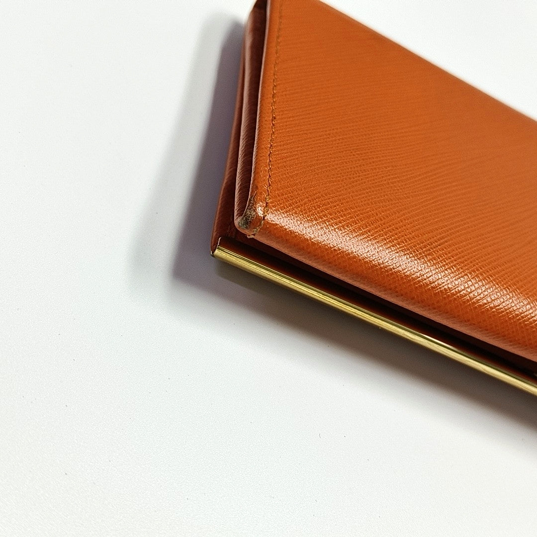 Gancini Calfskin Orange