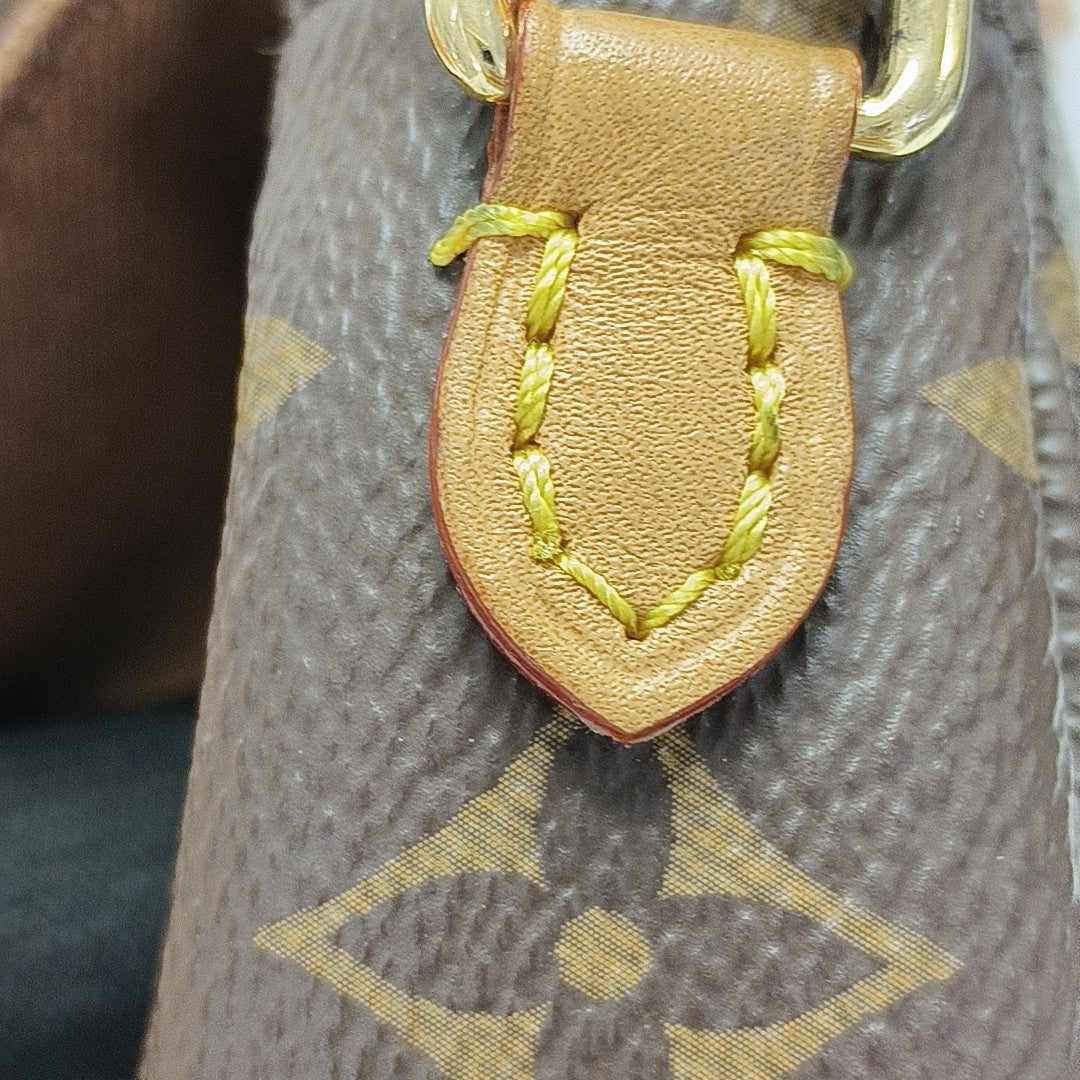 IVY Monogram Coated Canvas Brown