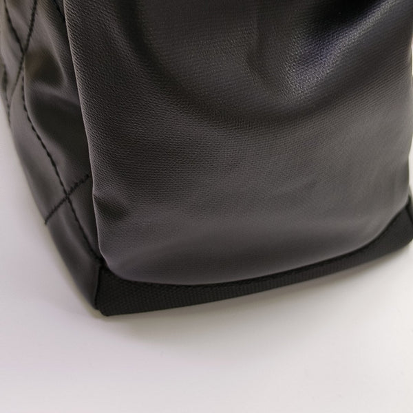 PARIS BIARRITZ Large Quilted Coated Canvas Black