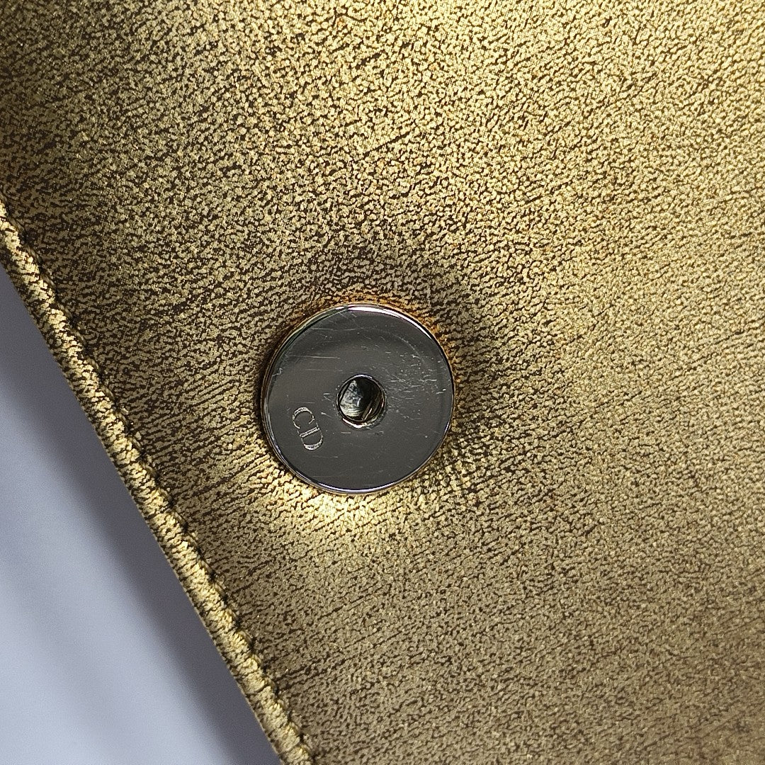 Diorama Cannage Calfskin Gold