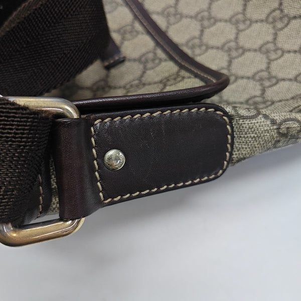 GG Supreme Monogram Coated Canvas Black