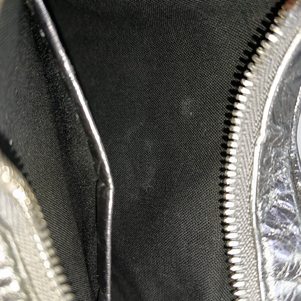 Le Cagole Mini Lambskin Silver