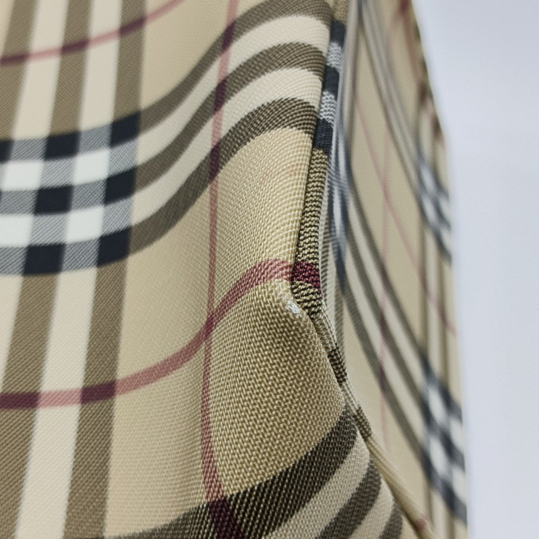 Coated Canvas Top Handle Bag Multicolor