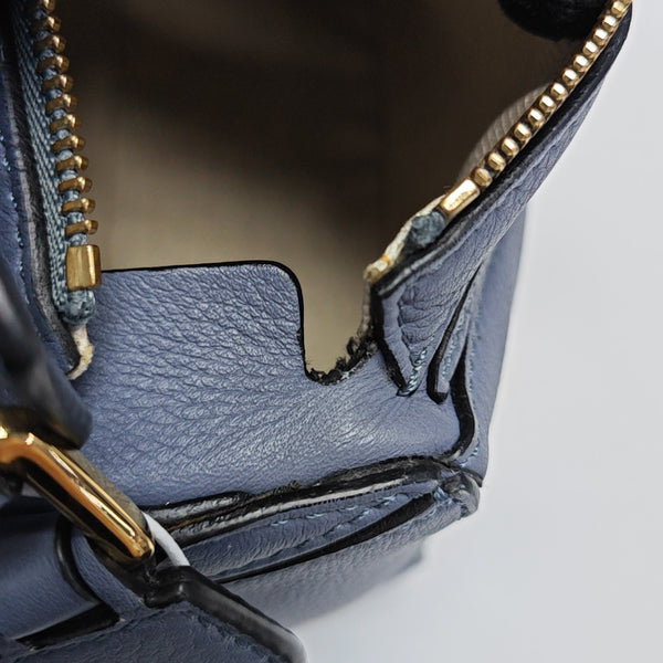 Puzzle Mini Calfskin Blue
