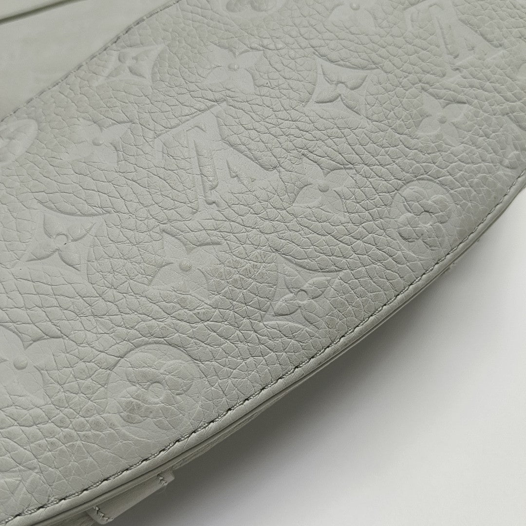 CHRISTOPHER PM Monogram Calfskin Green