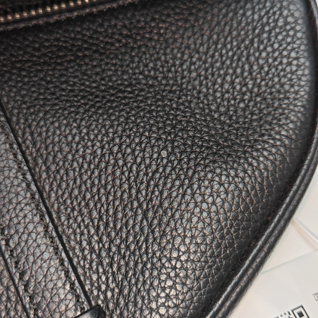 Saddle Mini Calfskin Black