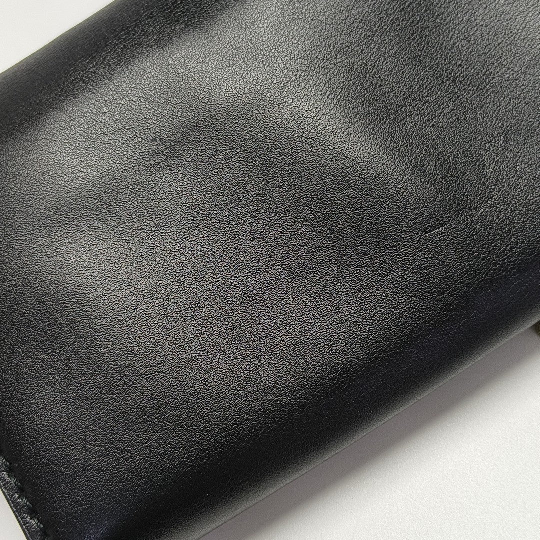 Calfskin Shoulder Bag Black