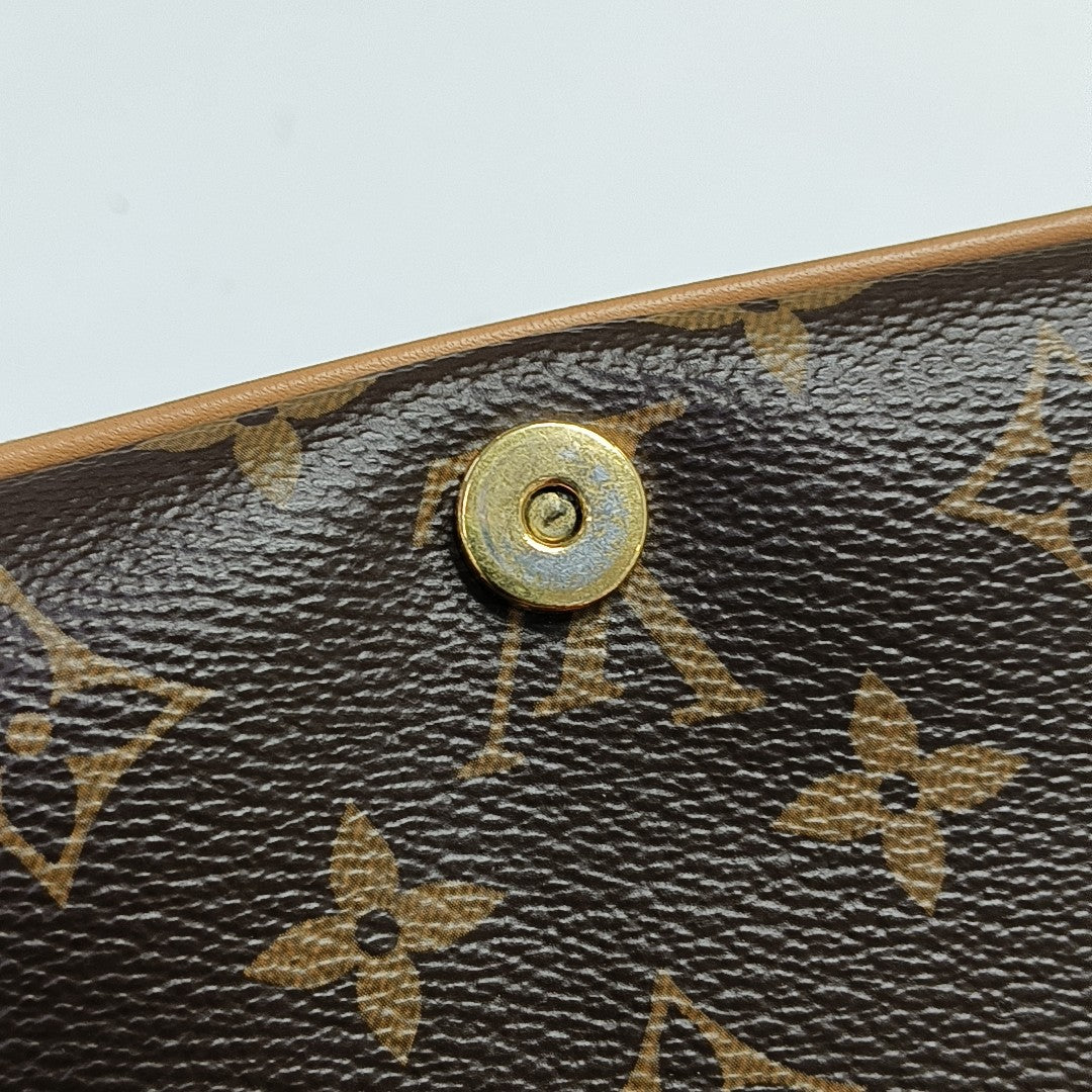 DIANE Monogram Coated Canvas Brown