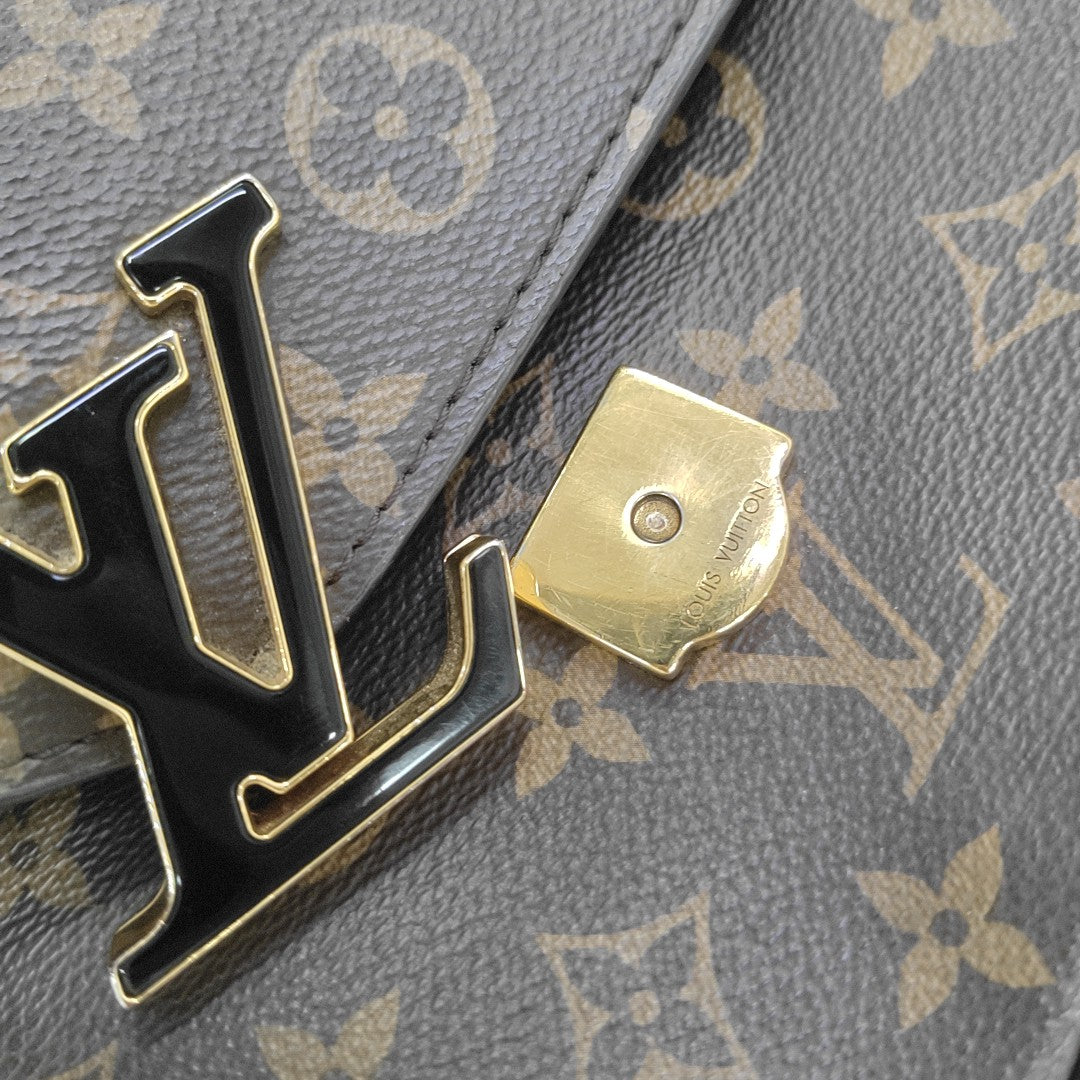 PASSY Monogram Coated Canvas Brown