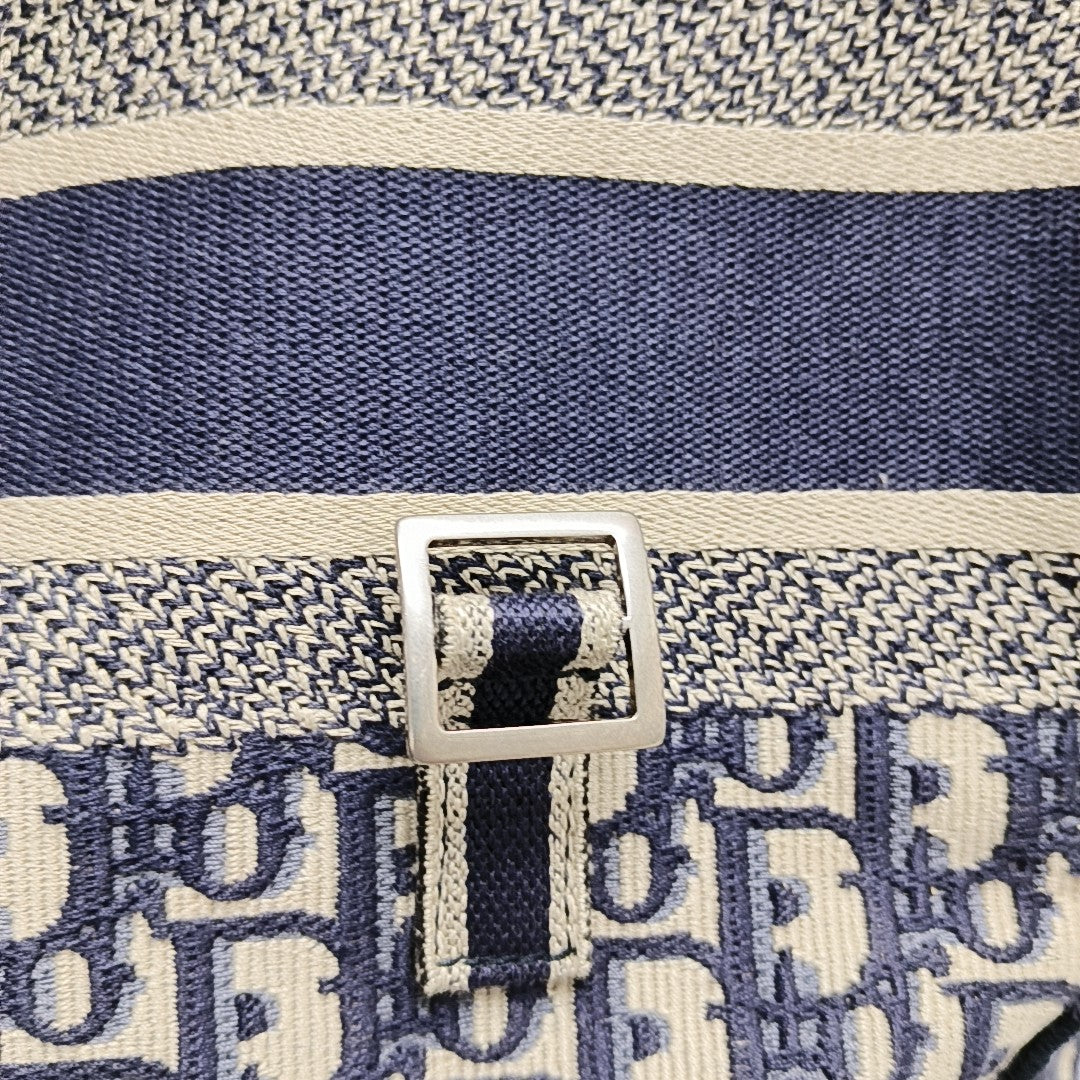 Diorcamp Large Oblique Canvas Blue