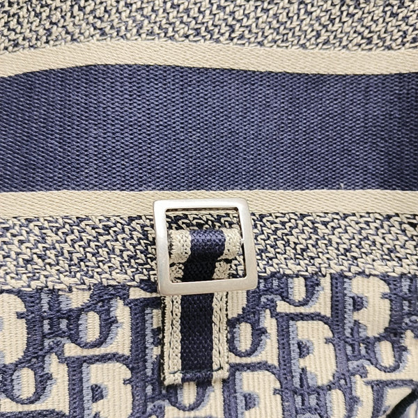 Diorcamp Large Oblique Canvas Blue