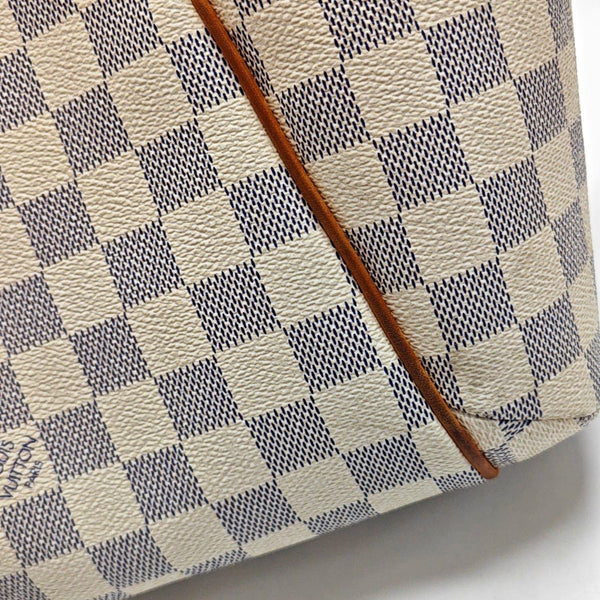 TOTALMENTE Lona revestida Damier Azur Blanca