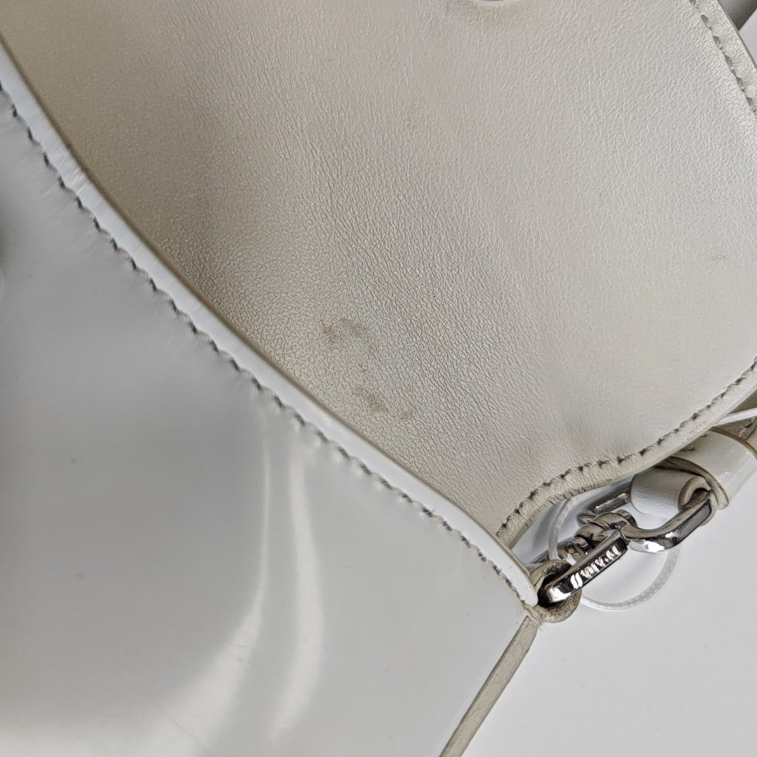 Cleo Mini Calfskin White