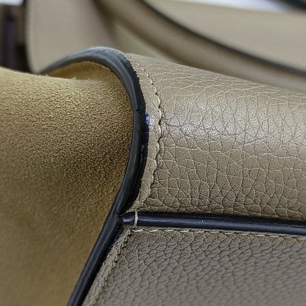 TRAPEZE Small Calfskin Beige