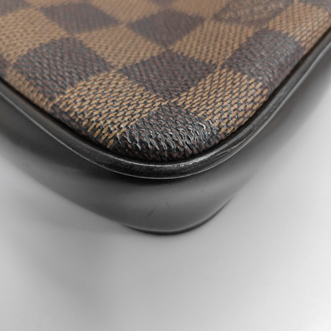 ACCESSOIRES Damier Ebene Coated Canvas Brown