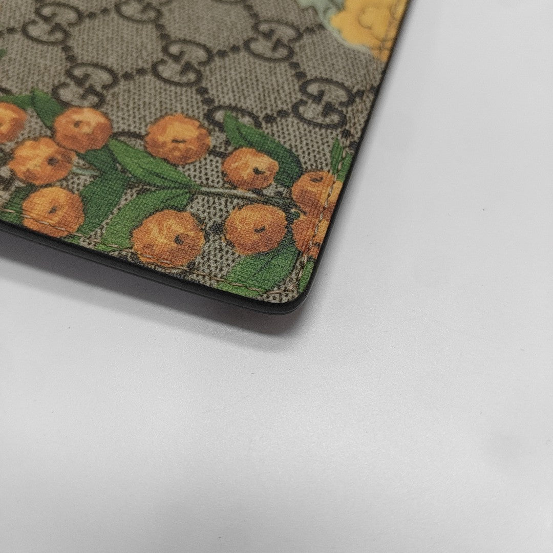 GG Blooms Monogram Coated Canvas Beige
