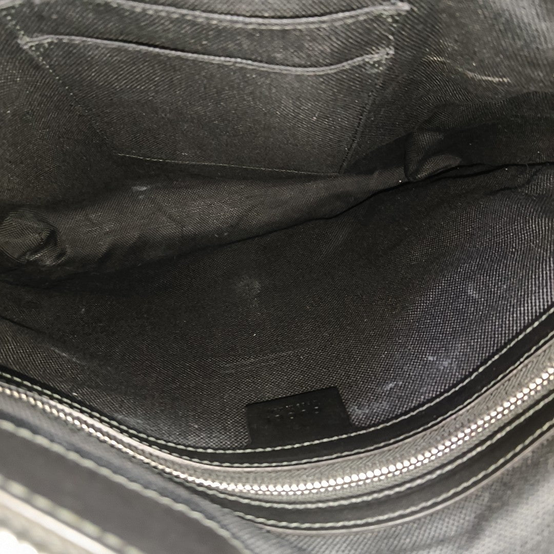 GG Supreme Monogram Coated Canvas Black