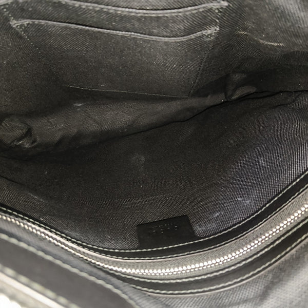 GG Supreme Monogram Coated Canvas Black