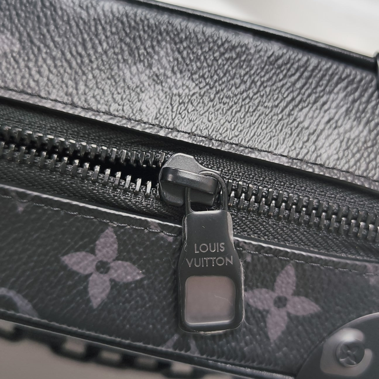 SOFT TRUNK Mini Monogram Coated Canvas Black