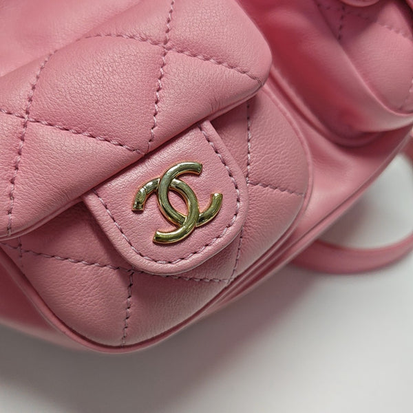 DUMA Quilted Calfskin Pink