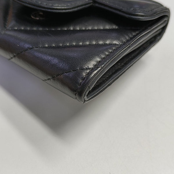 2.55 Chevron Calfskin Black Wallet