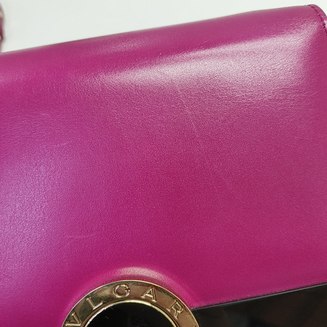 BVLGARI Calfskin Red