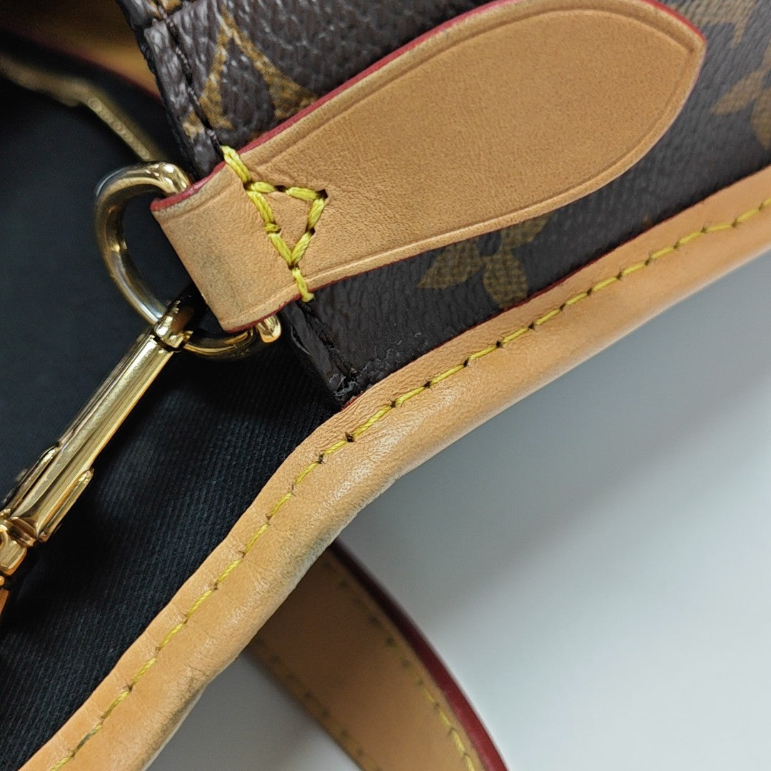 DIANE Monogram Coated Canvas Brown
