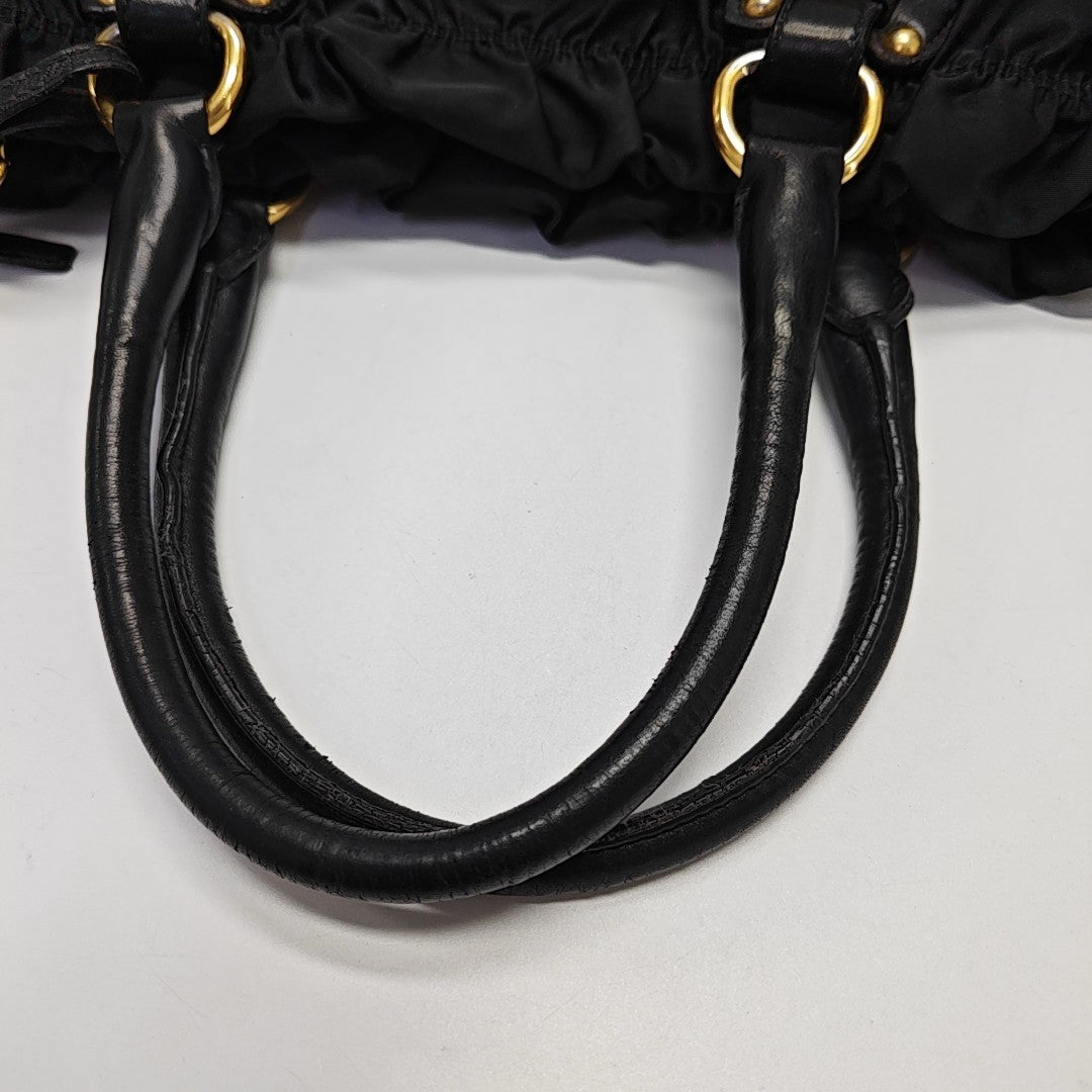 Nylon Tote Bag Black