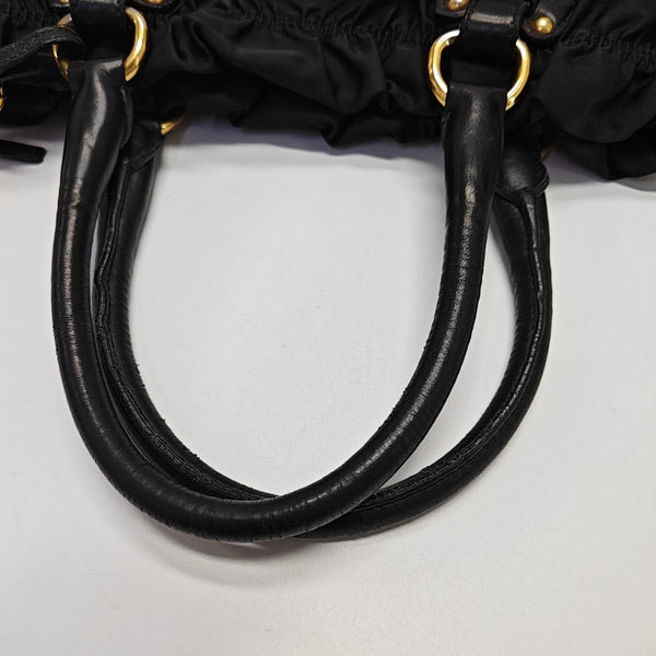 Nylon Tote Bag Black