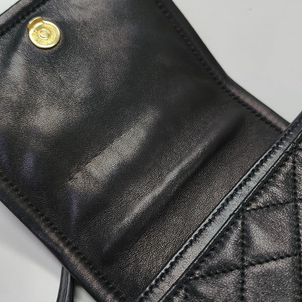 NOLITA Mini Quilted Lambskin Black