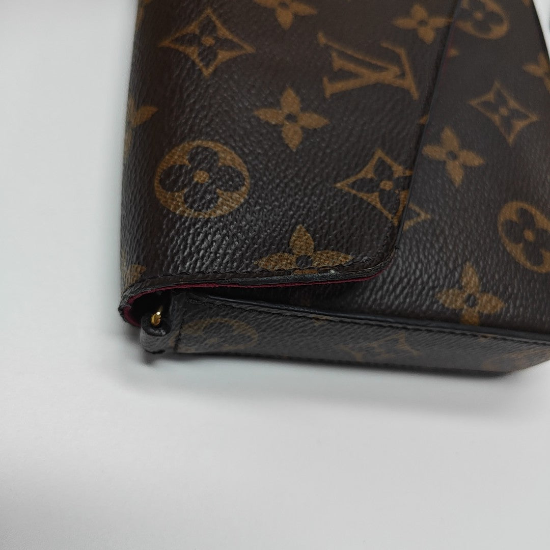 FÉLICIE Monogram Coated Canvas Brown