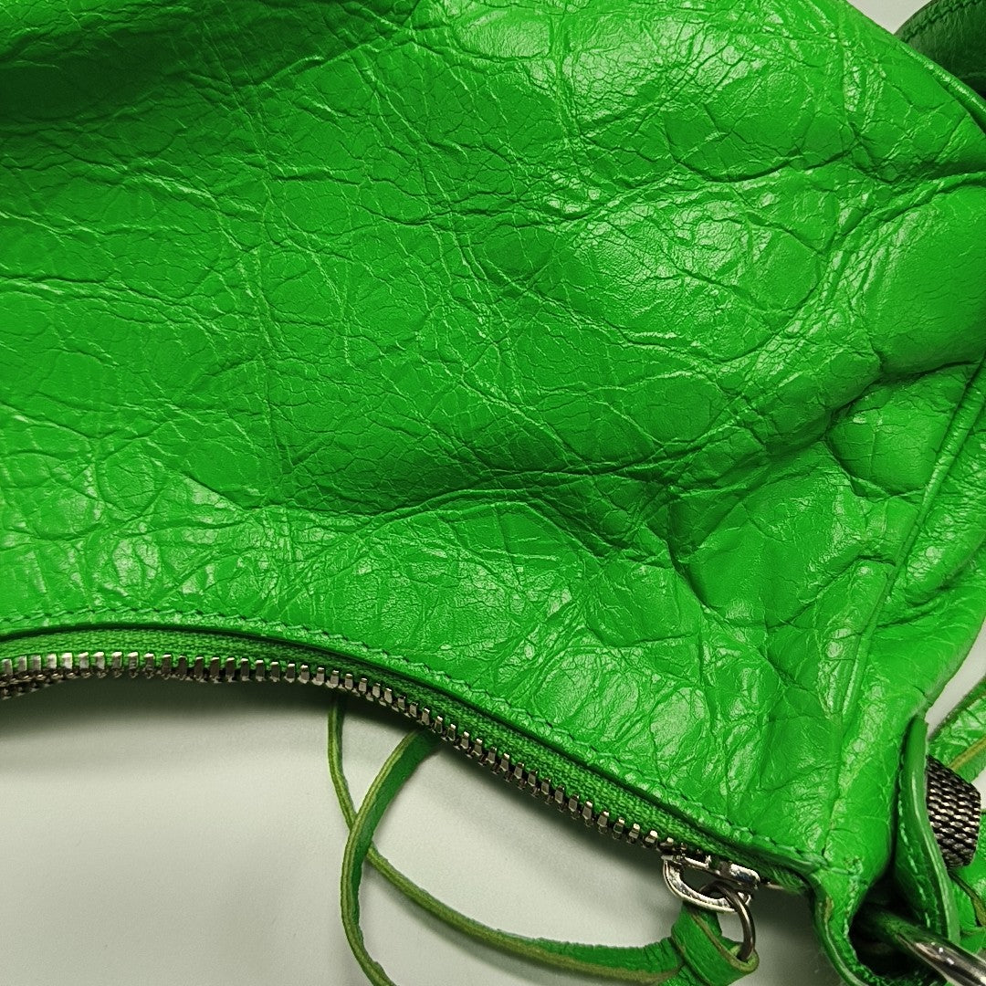 Le Cagole Mini Lambskin Green