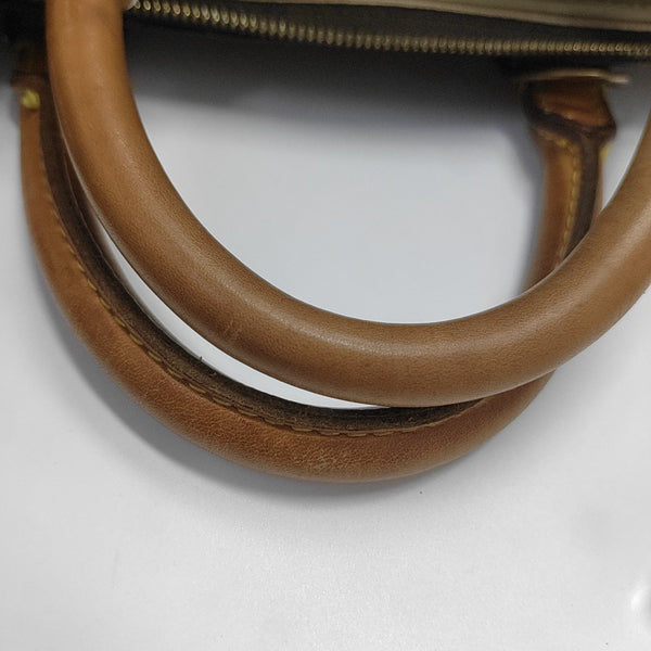 ALIZÉ Monogram Coated Canvas Brown
