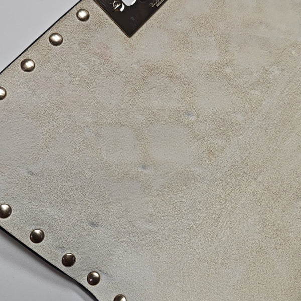 Spike Up Quilted Lambskin White