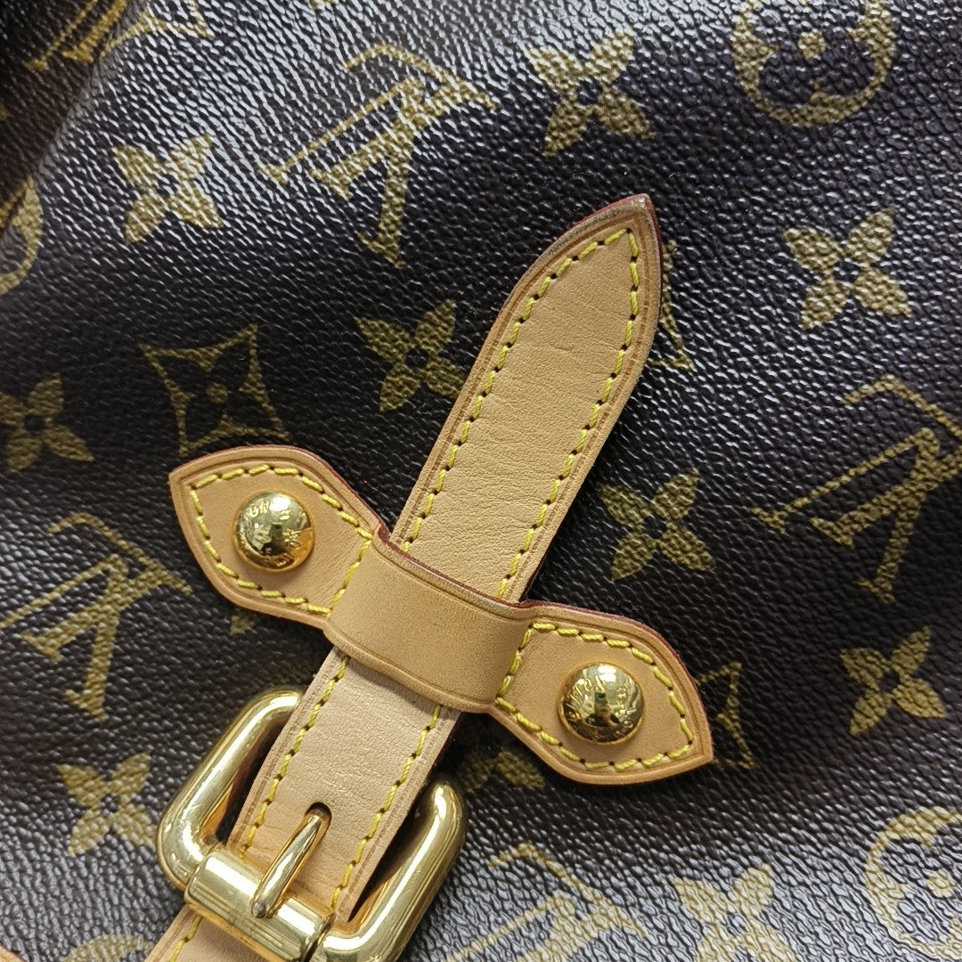 PALERMO GM Monogram Coated Canvas Brown
