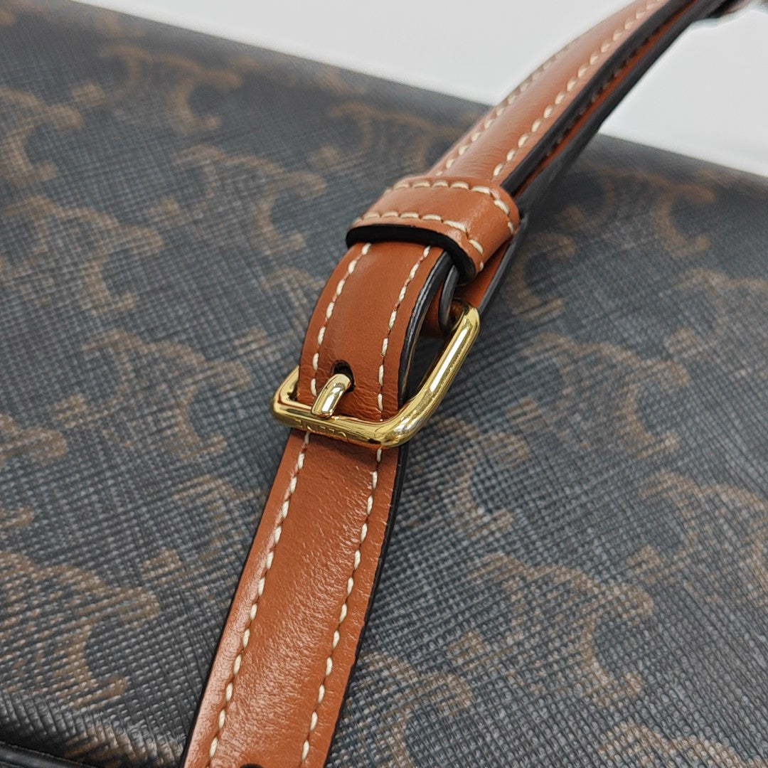 TRIOMPHE Teen Coated Canvas Black
