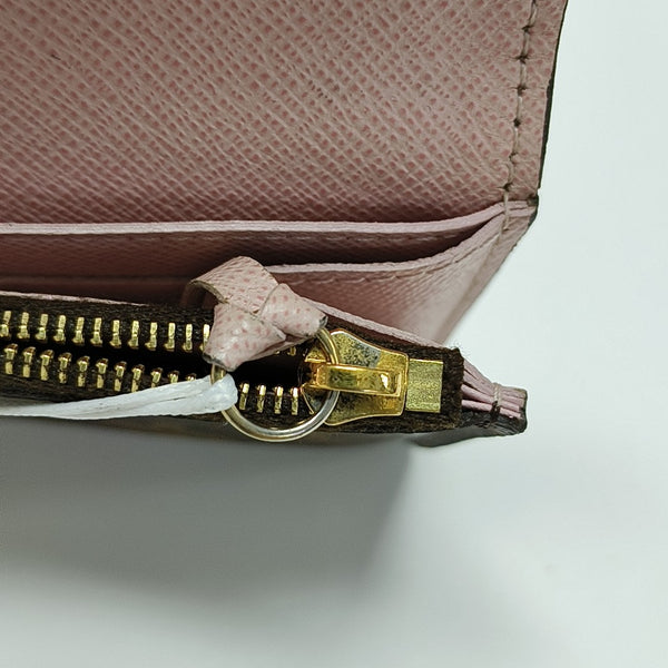 ROSALIE Monogram Coated Canvas Brown Card Holder