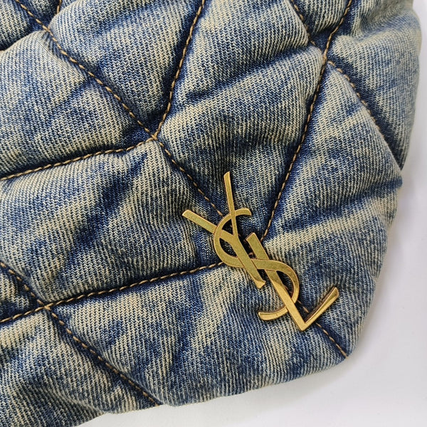 PUFFER Mini Quilted Denim Blue