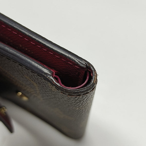 VICTORINE Monogram Coated Canvas Brown Card Holder