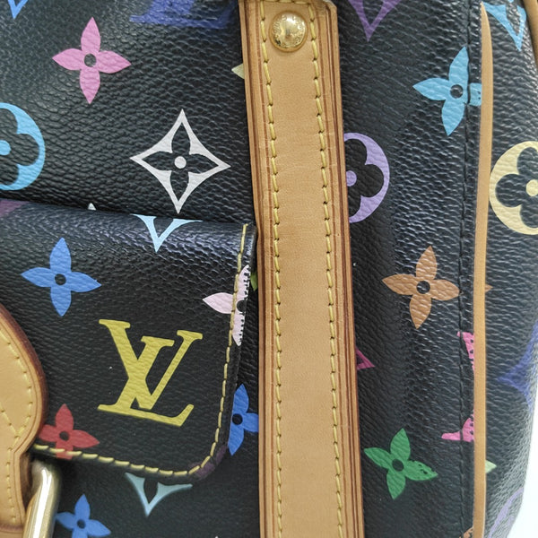 LV × TM PRISCILLA Monogram Coated Canvas Black