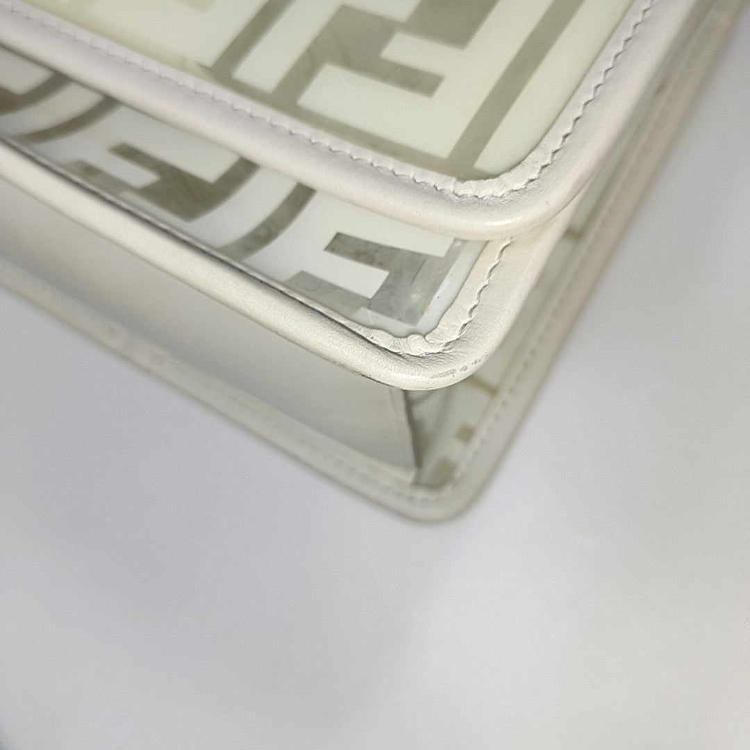 Kan I Mini Calfskin White