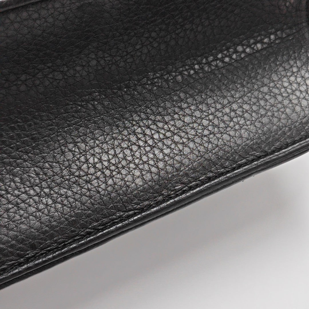 Diorama Medium Cannage Calfskin Black