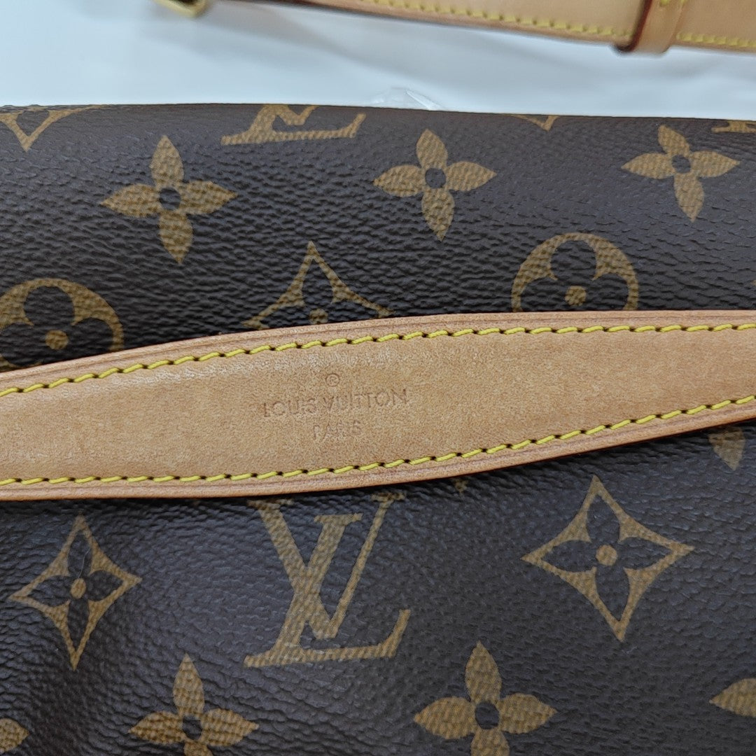 BUMBAG Monogram Coated Canvas Brown
